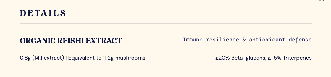 Ingredients
