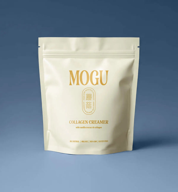 MOGU Collagen creamer for skin, hair and nails. Highest quality marine collagen sourced from wild caught fish in North Atlantic waters.
